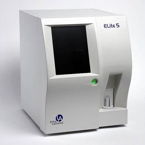 Analisador hematológico automático - ELite 5 - Erba Lachema - de bancada / 26 parâmetros / com diferencial de 5 partes