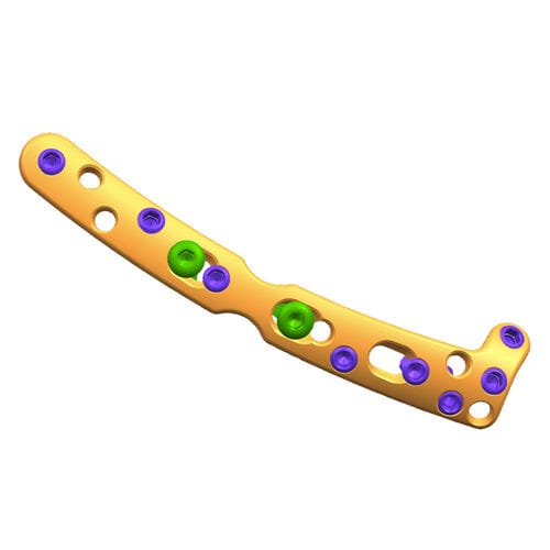 Placa de compressão óssea para clavícula - HJ-Small LCP 04 - Health-Joy Medical - proximal / bloqueada / não bloqueada