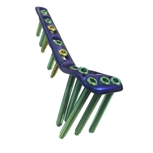 Placa de compressão óssea para tíbia - HJ-Large LCP 09 - Health-Joy Medical - proximal / lateral / em titânio