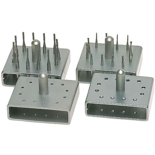 Rack para fresas dentárias - 19025 series - NICHROMINOX - em aço inoxidável