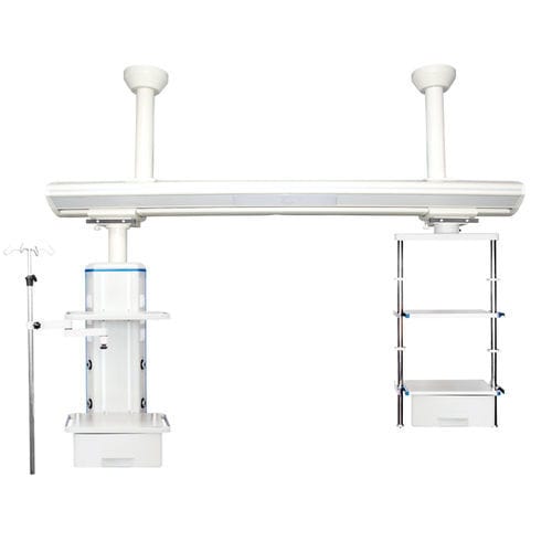 Estativa-pórtico de parede - Shanghai Zhenghua Medical Equipment - para anestesia / rotativo