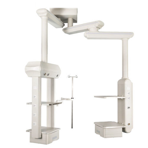 Estativa de braço duplo de teto - EX80  - Shanghai Zhenghua Medical Equipment - para cuidados intensivos / para anestesia / para sala de cirurgia
