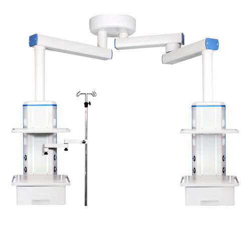 Estativa de braço duplo de teto - EX80 - Shanghai Zhenghua Medical Equipment - para cuidados intensivos / para anestesia / para sala de cirurgia