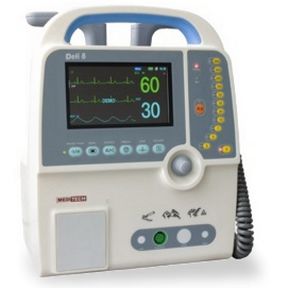Desfibrilador externo manual - Defi 8 9 - Meditech Equipment - com monitor multiparamétrico