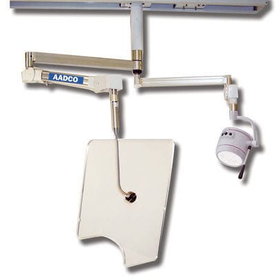 Biombo de proteção radiológica de raios X - Hercules® - AADCO Medical - de teto / com foco cirúrgico