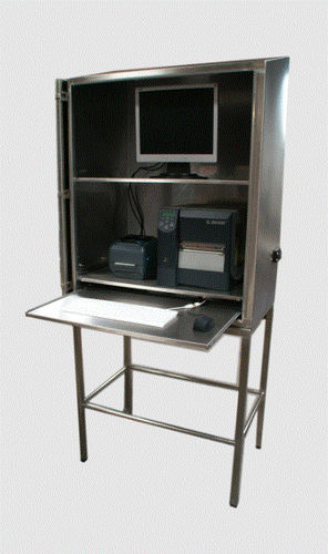 Estação de trabalho informática médico-hospitalar - AGRO INOX LC GM - LM Realisations