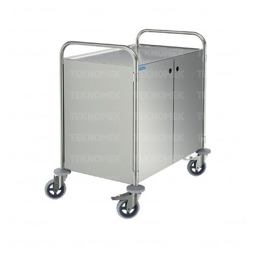 Carrinho hospitalar - BC00 series - TEKNOMEK - para uso geral / multifuncional / em aço inoxidável
