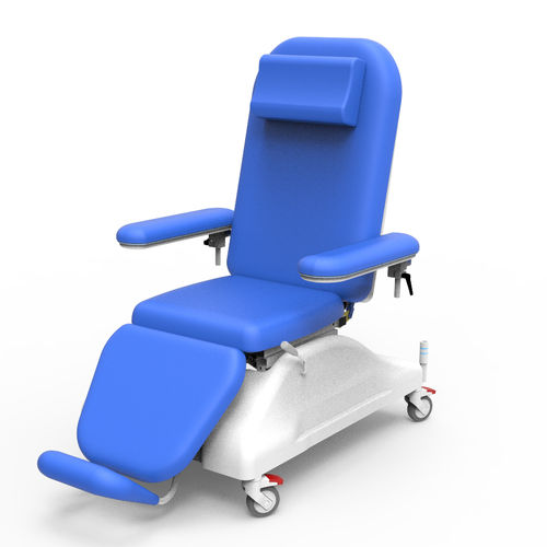 Poltrona para hemodiálise elétrica - PY-YD-510 - Nanning Passion Medical Equipment - articulada em 3 seções / com rodízios / reclinável