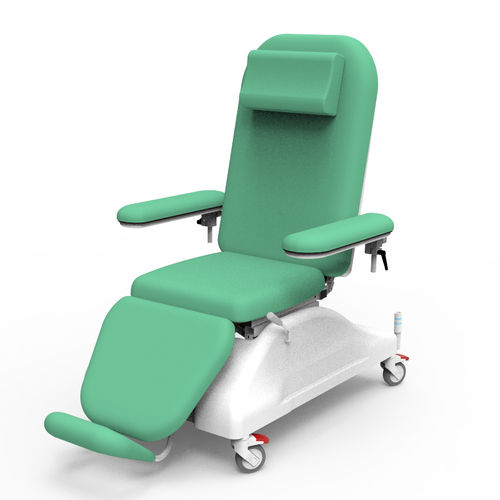Poltrona para hemodiálise elétrica - PY-YD-510 - Nanning Passion Medical Equipment - articulada em 3 seções / com rodízios / Trendelenburg