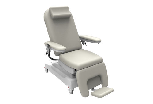 Poltrona para hemodiálise elétrica - PY-YD-310 - Nanning Passion Medical Equipment - articulada em 3 seções / para quimioterapia / com rodízios