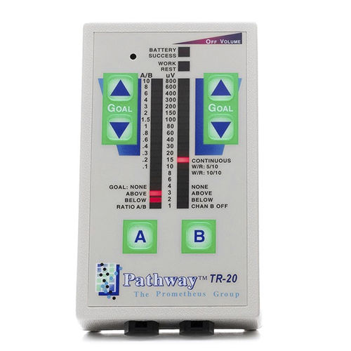 Sistema de EMG de 2 canais - (8620) Pathway® TR-20 - The Prometheus Group - portátil / em tempo real / com biofeedback