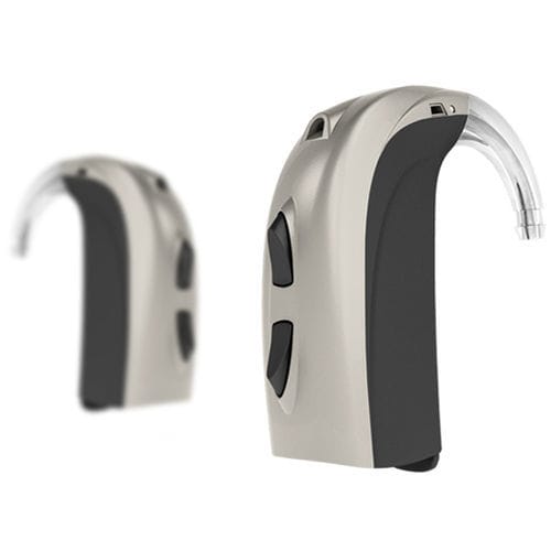 Aparelho auditivo retroauricular (BTE) - Compact - bernafon - com Bluetooth® / bege / marrom