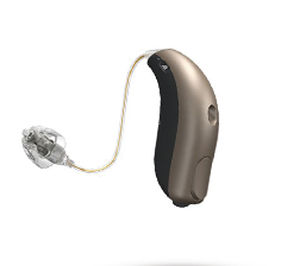 Aparelho auditivo com receptor no canal (RIC) - Pico - bernafon - com Bluetooth® / bege / marrom