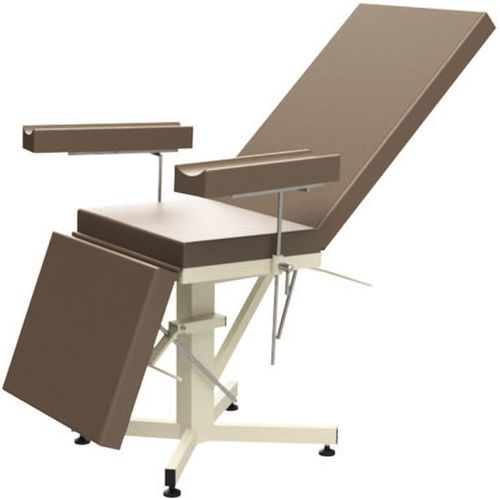 Poltrona manual para coleta de sangue - 4005.201 - KIS Produkt - articulada em 3 seções / com apoio para pernas / fixa