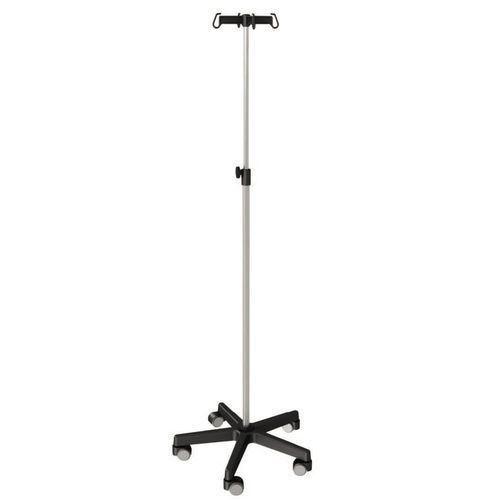 Suporte para soro com rodízios - 4004.202 - KIS Produkt - 4 ganchos / usos previstos / com altura regulável
