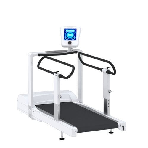 Esteira elétrica com corrimão - SPA280 - Genin Techmed - inclinada / com suporte parcial de peso corporal