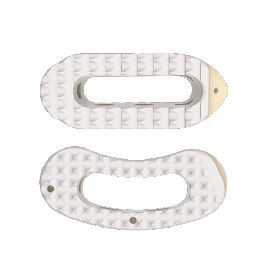 Espaçador intervertebral lombar - ShurFit® 2C - Precision Spine - via anterior / em titânio / em PEEK