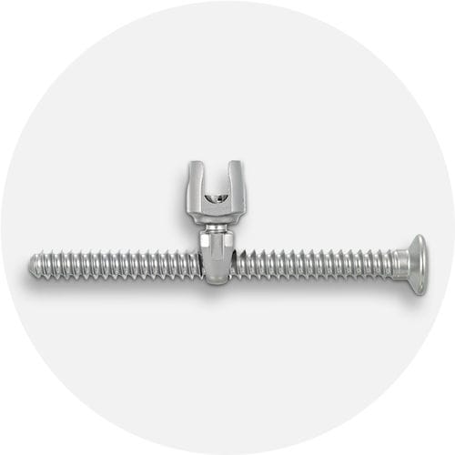 Parafuso de compressão óssea para articulação sacroilíaca - E.SPINE® TANIT® - EUROS - canulado / infantil / metálico