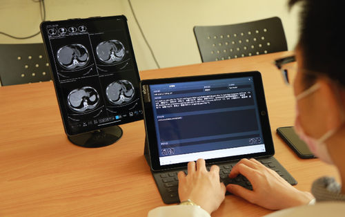 RIS de criação de laudos - AgileRIS - EBM Technologies - médico-hospitalar