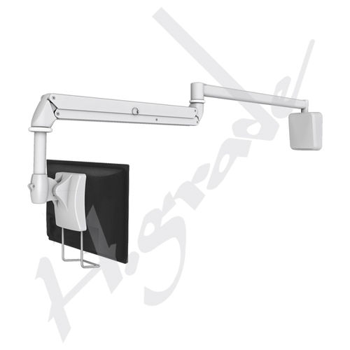 Braço de suporte para monitor articulado - ALW21L - Highgrade Tech. Co., Ltd. - com ajuste de inclinação / de altura regulável / dobrável