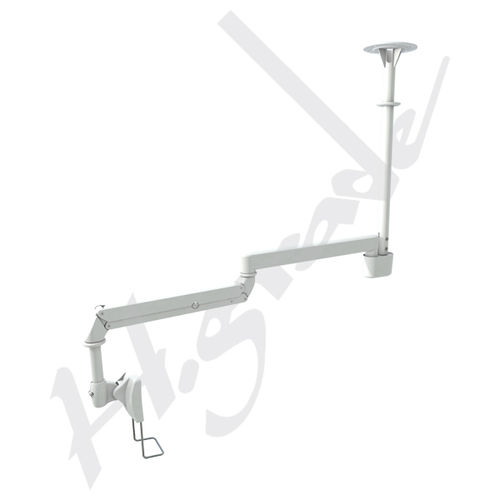 Braço de suporte para monitor articulado - ALR series - Highgrade Tech. Co., Ltd. - com ajuste de inclinação / de altura regulável / dobrável