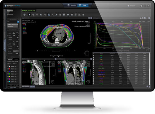 Software de gestão de dados - INFINITT North America - de planejamento de tratamento / de tratamento / de avaliação