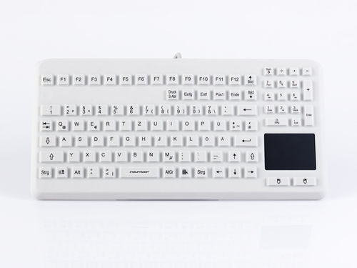 Teclado hospitalar com teclado numérico - InduProof® Advanced - GETT Gerätetechnik - com touchpad / internacional / com ponteiro
