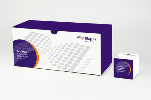 Kit de teste da talassemia - GenoFlow R12006 - DiagCor Bioscience Incorporation Limited - de sangue / de fluido oral / para PCR