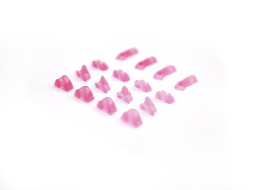 Material dentário em resina acrílica - Elastico®/ VeroMagenta - Stratasys - para restauração dentária / gengival / biocompatível