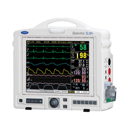Monitor de sinais vitais portátil - Spectra Slim+ - Clarity Medical - compacto / TEMP / de ECG
