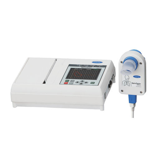 Espirômetro eletrônico - SpiroTech+ - Clarity Medical - de mesa / para fisioterapia respiratória / para uso domiciliar