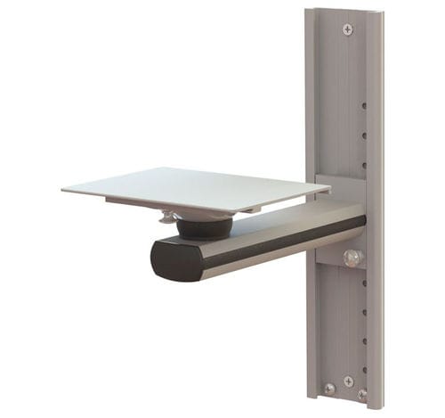 Braço de suporte para monitor para tela - Koncare medical Technologie - para uso médico / para trilho / em alumínio