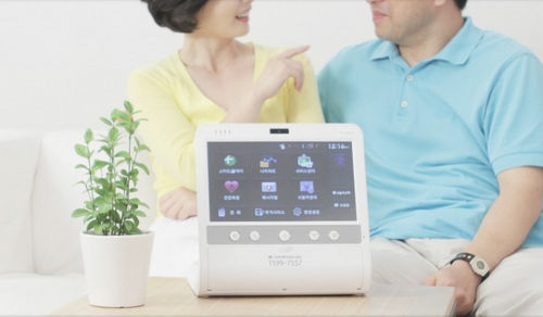 Sistema de monitoramento remoto do estado clínico - Hicare Home Doctor - Hicare - de sinais vitais / com touch screen