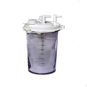 Frasco coletor de fluidos corporais - HK-3-TT-FILTRON 1000 - HK Surgical - para lipoaspiração / descartável