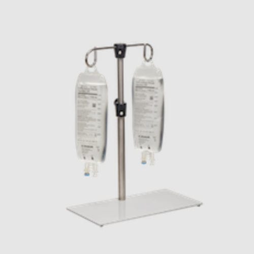 Suporte para soro para fixação em mesa de exame - TABLETOPIVSTAND - HK Surgical - 2 ganchos / em alumínio