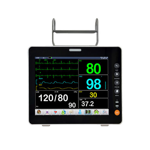 Monitor de paciente de mesa - JR2000B - SHANXI JERRY MEDICAL - de ECG / TEMP / de frequência cardíaca