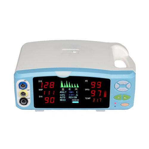 Monitor multiparamétrico compacto - JERRY-III - SHANXI JERRY MEDICAL - portátil / TEMP / de frequência cardíaca