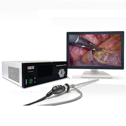 Câmera de vídeo para endoscópio - SES-E1 - SHANXI JERRY MEDICAL - digital / com luz LED / com display