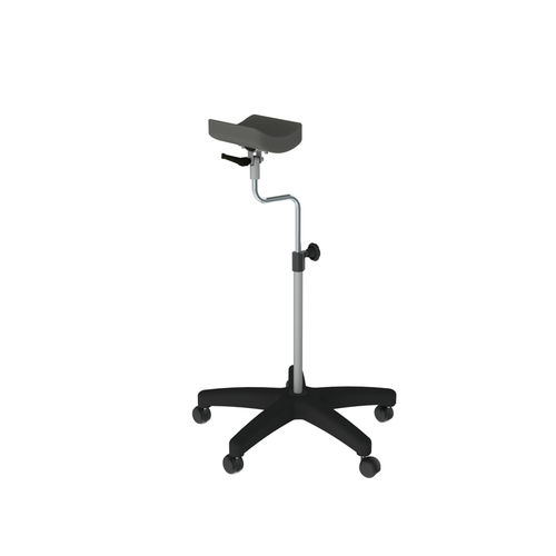 Suporte de braço para coleta de sangue - 10.AD.1465 - JMS Healthcare Furniture - para centro de transfusão sanguínea / com rodízios / em aço inoxidável