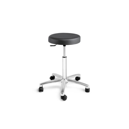 Mocho para estabelecimento de saúde - 10.AD.1409.C - JMS Healthcare Furniture - com altura regulável / com rodízios / preto