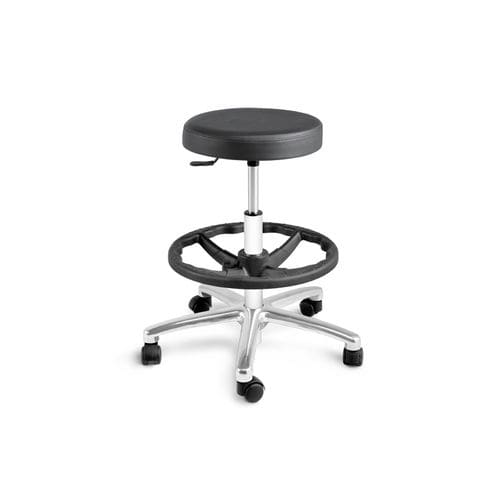 Mocho para estabelecimento de saúde - 10.AD.1409.D - JMS Healthcare Furniture - com altura regulável / com apoio para pés / com rodízios