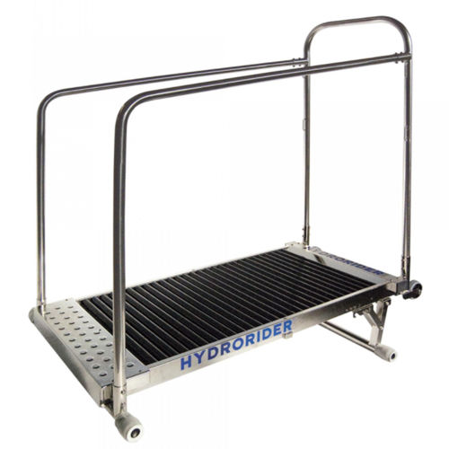Esteira elétrica para piscina - AQUATREADMILL PROFESSIONAL - Hydrorider - com corrimão / inclinada