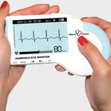 Monitor de paciente portátil - HeartCheck™ - Cardiocomm Solutions - de ECG / para internação domiciliar / para ILPI