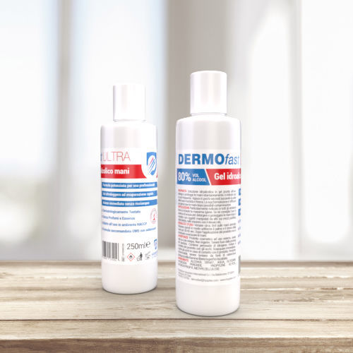 Álcool em gel 80% - GTR000100 - Hospitex International - 5 000 ml / 250 ml