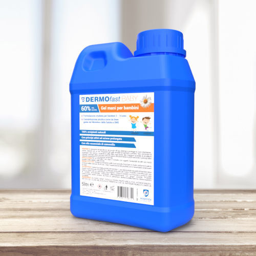 Álcool em gel 60% - DERMOfast BABY - Hospitex International - 100 ml / 5 000 ml / 1 000 ml