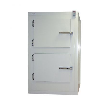 Câmara mortuária 2 corpos - CELL2C2P - Elcya - com abertura frontal / com 2 portas
