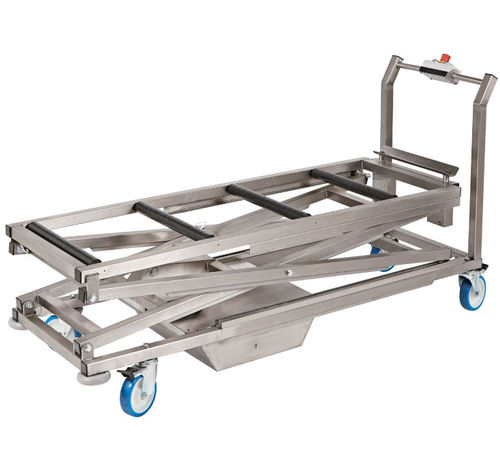 Carro para embalsamento de cadáveres - MSTC - Mortuary Solutions - de transferência / de elevação
