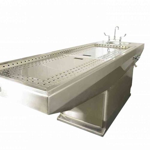 Mesa para necropsia - Kenyon - retangular / com ventilação / elétrica