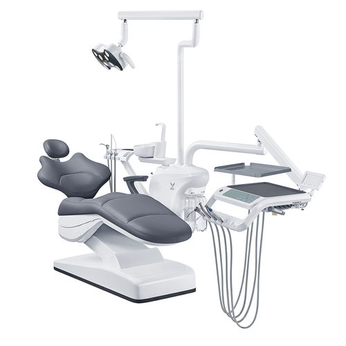 Conjunto odontológico com cadeira de acionamento elétrico - GD-S800  - Foshan Gladent Medical Instrument Co.,Ltd - com apoio de cabeça regulável / com sistema de higienização / com mesa de equipo