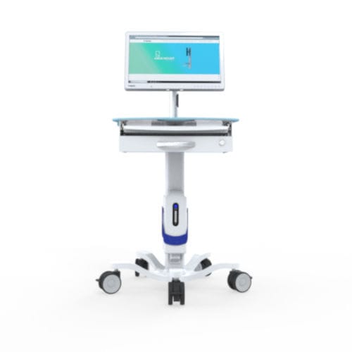 Carrinho para computador com bateria - GeniCart™ - Bytec Healthcare - com altura regulável